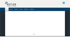 Desktop Screenshot of butlerfamilyfund.org