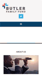 Mobile Screenshot of butlerfamilyfund.org